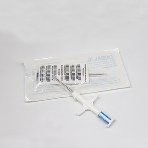 Nanochip para Perro 7mm X 1.25mm ISO FDX-B 134.2kHz EM4305 Mini Etiqueta de Bioglass Jeringa Estéril Certificado ICAR 15 Dígitos - Product Image 1