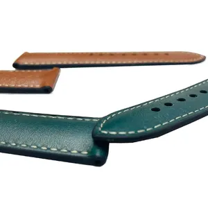 Italienische Kalbsleder riemen moderne Sport wasserdichte Mode benutzer definierte Farbe/24mm Leder Silikon band Ersatz riemen