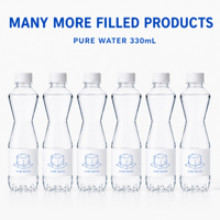 Machine industrielle monobloc entièrement automatique à grande vitesse pour le rinçage, le remplissage et le bouchage de bouteilles en PET et en verre pour eau pure minérale
