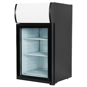 Refrigerador de bebidas personalizado 80L mini refrigerador con caja de luz adecuada para restaurante bar exhibición comercial - Product Image 2