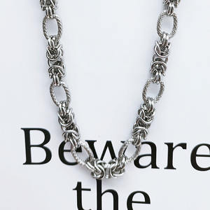 Nouvelle chaîne rétro multi-anneaux faite à la main en acier inoxydable hop bracelet domous pour hommes ornements-pièce de cheveux - Product Image 3