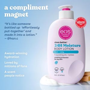 Prix en gros Eos Shea Better Body Lotion 16 Fl Oz Fraîcheur Confort 24H Hydratation Peaux Sensibles - Product Image 4