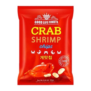 Vente en gros populaire nouvelle arrivée produit coréen crabe crevettes puces 82g * 14 ail crevettes saveur puces - Product Image 2