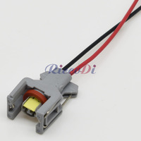 Conector Impermeable VW de 2 Pines 10811963 240PC024S8014 para Audi, Conector de Riel de Combustible para Inyector de Combustible Diésel T15