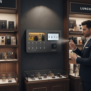 Máquina Expendedora Inteligente <span class=keywords><strong>de</strong></span> Perfume con Pantalla Táctil, Dispensador <span class=keywords><strong>de</strong></span> 5 Fragancias, Acepta Monedas y Tarjetas, Compatible con <span class=keywords><strong>Google</strong></span> y Apple Pay - Product Image 3