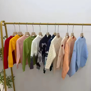 เสื้อกันหนาวเด็กสีสันน่ารัก สำหรับฤดูใบไม้ร่วงและฤดูหนาว แขนยาว ผ้าถักหลากสี สำหรับเด็กทารกและเด็กเล็ก - Product Image 1
