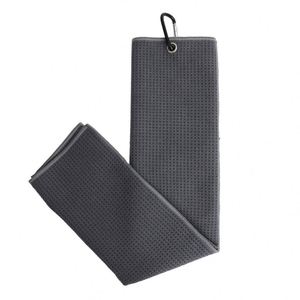 Serviette de golf en microfibre personnalisable à séchage rapide et haute absorption pour enfants, écologique, rectangulaire, brodée, tricotée, couleur unie - Product Image 5