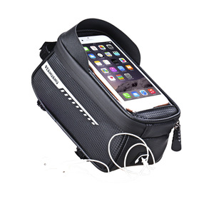 Vente directe d'usine, petit sac <span class=keywords><strong>de</strong></span> vélo, accessoires, rangement d'outils, montage avant, sac <span class=keywords><strong>de</strong></span> <span class=keywords><strong>guidon</strong></span> <span class=keywords><strong>de</strong></span> vélo imperméable, sac <span class=keywords><strong>de</strong></span> cadre, sac <span class=keywords><strong>de</strong></span> téléphone portable - Product Image 6