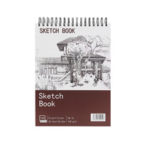 Carnet de croquis A4 épaissi pour étudiants en art, papier à dessin dédié 16K, reliure spirale, 100 feuilles, personnalisé pour dessin au crayon de couleur