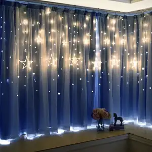 LED String Lights Pentagram Star Curtain Lights Fairy Lumiere Wedding Birthday Christmas Lighting