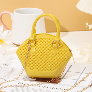 Nouveau <span class=keywords><strong>Sac</strong></span> à Main Mini Chaîne 2025 Couleur Unie Bonbon Perle <span class=keywords><strong>Sac</strong></span> Bandoulière Mignon Été PVC Sacs <span class=keywords><strong>de</strong></span> Créateur Première <span class=keywords><strong>Classe</strong></span> - Product Image 6