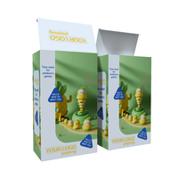 Caja de Papel con Juego de Pinturas y Logotipo Personalizado para Actividades Escolares, Caja de Cartón para Juegos Educativos Infantiles