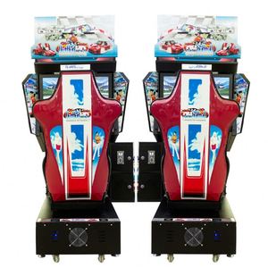 เครื่องจำลองการแข่งรถแบบอาร์เคดสำหรับผู้เล่นหลายคน พร้อมหน้าจอ ระบบขับขี่ อุปกรณ์ศูนย์รวมความบันเทิง รถแข่ง - Product Image 2