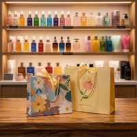 Sacs cadeaux en papier de luxe faits à la main, personnalisés en gros, en carton rigide, avec poignées torsadées, pour sacs de friandises d'anniversaire pour enfants