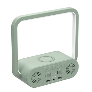 12v 10w 15w Touch Sensor Dimmer Modern White Bedside Table Lamps with Wireless Charger Alarm Clock LED <b>Night</b> <b>Light</b> - Product Image 3