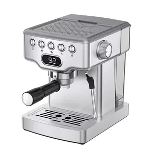 19 Bar Espresso Machine with Milk Frother Steam Rod for Cappuccino Latte Macchiato with Removable Water Tank For Home Barista