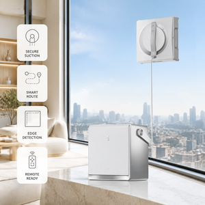 ECOVACS W2 PRO OMNI เครื่องทำความสะอาดกระจกหน้าต่างอัตโนมัติเต็มรูปแบบ มอเตอร์ไร้แปรงถ่าน ป้องกันแบคทีเรีย ควบคุมผ่านแอปพลิเคชัน สำหรับใช้ในบ้าน - Product Image 1