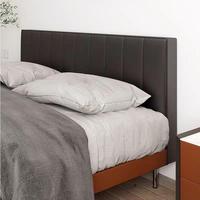 Muebles de dormitorio multifunción de cuero de alta calidad, cama con marco de tamaño King/Queen, luces LED, tapicería suave, camas dobles, cama de almacenamiento