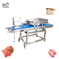 Machine à trancher la viande fraîche industrielle YouBan - Trancheuse automatique de poitrines de poulet et de canard