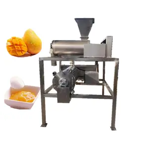 fruit puree production line automatic pulper mango pulping machine/ fruit puree machine/fruit pulp making machine