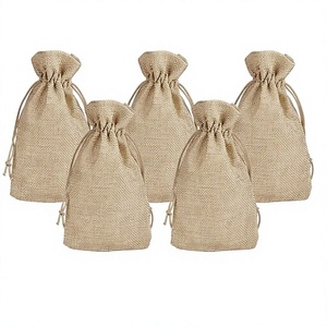 Vintage Folding Jute Drawstring <b>Bag</b>-Reusable Portable Eco-Friendly Packing Pouch for Dust Protection - Product Image 3