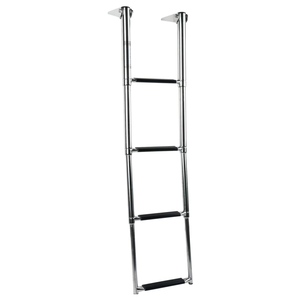 Extension d'échelle de corde de bateau Échelle pliante d'assistance à la natation 4 marches pour <span class=keywords><strong>voilier</strong></span> Kayak Canoë - Product Image 3