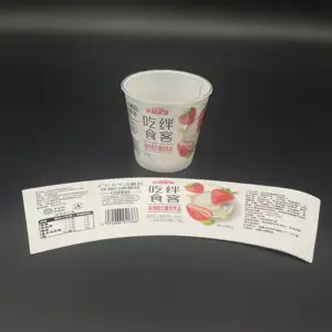 Wholesale Waterproof Custom Composite White Membrane Label In Mould Label For Plastic