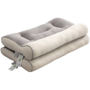 Soybean Fiber Cervical <b>Pillow</b> Concave Shape Support <b>Neck</b> Sleep Single Size Eco Friendly Cotton Cover - Product Image 5