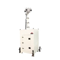 Tour de surveillance mobile HD à opération simple, caméra de sécurité portable cubique pour la surveillance de la production industrielle