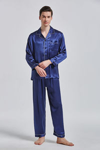 <span class=keywords><strong>Pantaloncini</strong></span> <span class=keywords><strong>pigiama</strong></span> da <span class=keywords><strong>uomo</strong></span> in seta 100% Set <span class=keywords><strong>pigiama</strong></span> in seta lavabile in <span class=keywords><strong>pigiama</strong></span> - Product Image 5