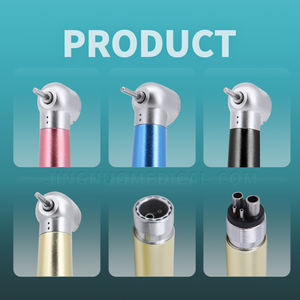 다채로운 치과 핸드피스 단일 물 스프레이 고속 터빈 치과 도구 알루미늄 합금 2/4 구멍 전력 소스 - Product Image 2