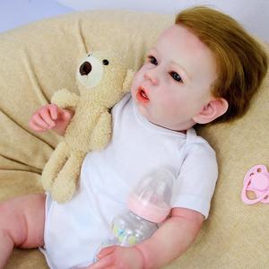 ตุ๊กตาซิลิโคนรีบอร์นแบบตัวแข็ง ลีอัม ทำจากพีวีซีไวนิล รูปเด็กผู้ชาย ตาขยิบ ของเล่นสำหรับเด็กผู้หญิงและเด็ก - Product Image 3