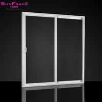 Venta directa de fábrica Ventanas y puertas corredizas de aluminio Ventanas corredizas de vidrio de baja emisividad Doble