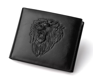 Cartera Delgada de Cuero PU para Hombre con Logotipo Personalizado, Tarjetero Bifold Impermeable con Cierre Abierto y Forro de Poliéster para Hombre, Venta al Por Mayor - Product Image 1