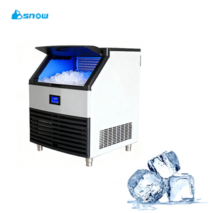 Máquina de Hielo Comercial Eléctrica de Acero Inoxidable, 100 kg/Día, Control Táctil, para Restaurantes, Autos, Uso en Exteriores y Doméstico - Product Image 4