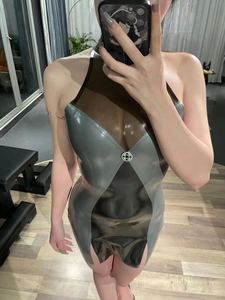 2024 in lattice abito aderente in lattice <span class=keywords><strong>nero</strong></span> abito in lattice trasparente - Product Image 2