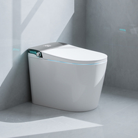 Nuevo baño Hotel público WC inteligente bidé inteligente inodoro automático Siphon Jet Flushing WC Inodoros