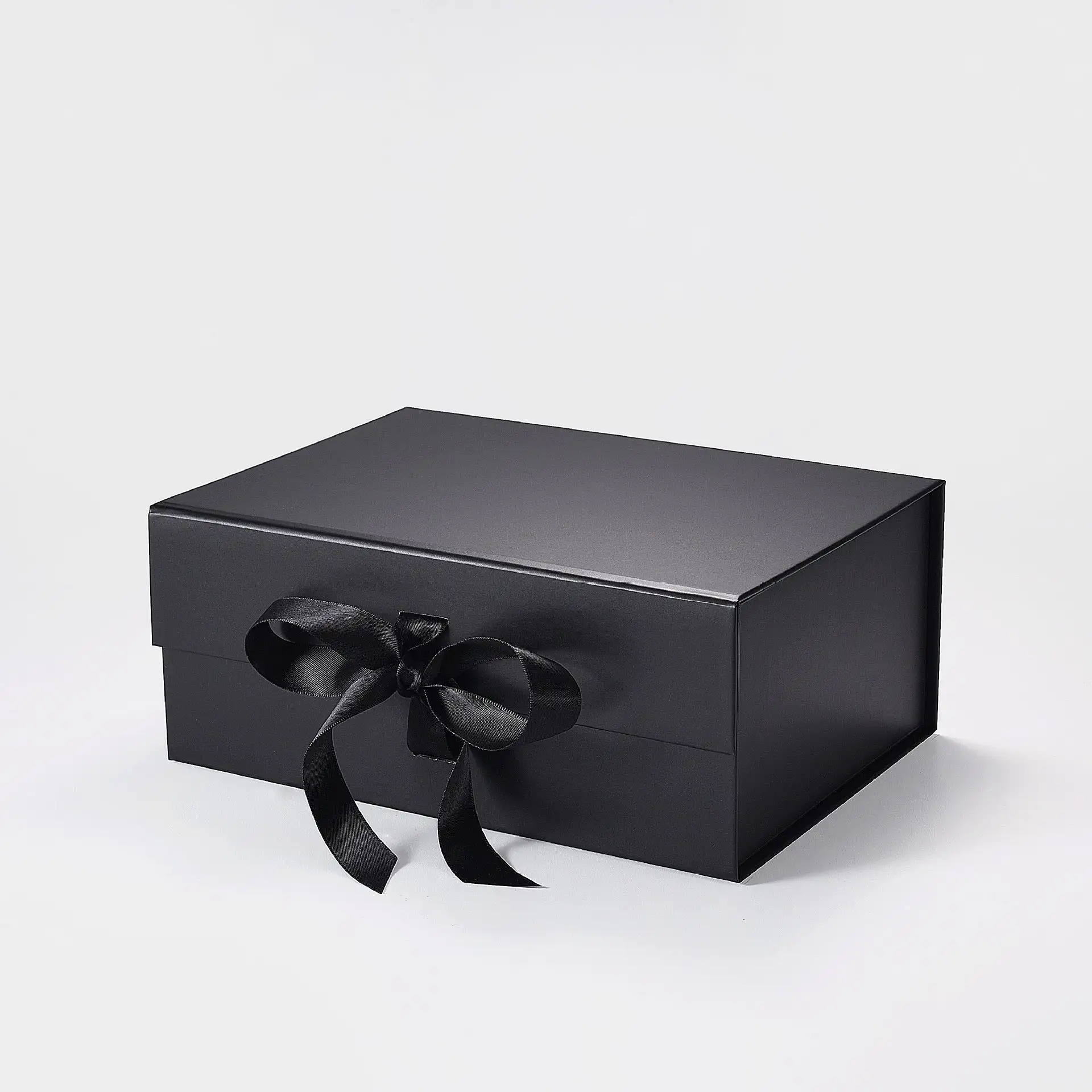 Cardboard Luxury Black Gift Folding Paper Customize Packaging Boxes For Small Business
