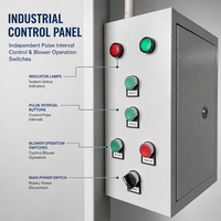 Nouvelle cabine de peinture manuelle à poudre contrôlée par PLC et machine de revêtement électrostatique avec fours de séchage/polymérisation - Équipement de peinture