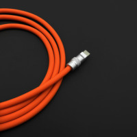 Nouveau câble de données en silicone 2 en 1 Type C 6A120W PD câble de charge super rapide pour iPhone câble de données en alliage de zinc durable appareil Android