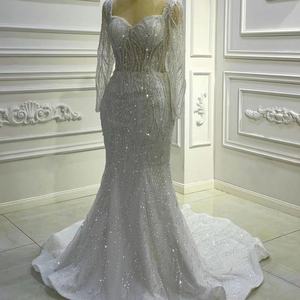 <span class=keywords><strong>Abito</strong></span> da Sposa di Alta Qualità Personalizzabile a Due Pezzi Taglie Forti Abiti Eleganti per <span class=keywords><strong>Invitati</strong></span> al <span class=keywords><strong>Matrimonio</strong></span> con Strascico Rimovibile - Product Image 2