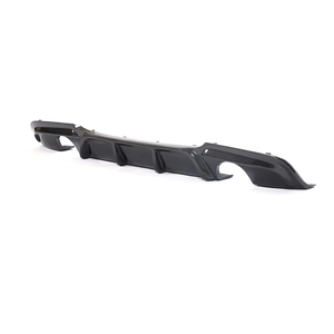 Silenciador dual de fibra de carbono E90, difusor trasero de salida única para <span class=keywords><strong>BMW</strong></span> Serie 3 E90 325i <span class=keywords><strong>335i</strong></span> <span class=keywords><strong>M</strong></span> Sport Sedan de 4 puertas 2009-2013 - Product Image 2