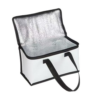 Eco Friendly Reusable Nonwoven Cooler Bag Custom Logo <b>Small</b> Insulated Wine Cooler Lunch Bag for Picnic Travel Use - Product Image 3