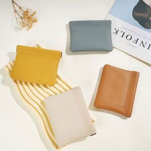 Wholesale PU Self-closing Cosmetic Bag Custom Design Storage Bag Leather MINI Storage Bag - Product Image 2