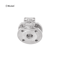 Válvula de Bola KLION Rts de Acero Inoxidable 316, Resistente a Ácidos, Certificada ISO CE, Industrial, Ajustable, de Alta Presión, Sin Retención, con Brida