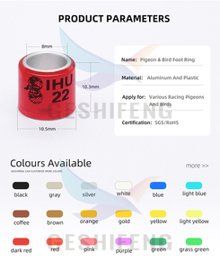 <span class=keywords><strong>2023</strong></span> Fci Standard Couleur Jambe Anneau Pinsons Oiseau À Vendre Canary Pigeon Racing Anneau - Product Image 3