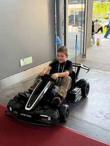 Voiture électrique pour enfants de grande taille à 2 places avec télécommande, puissante <span class=keywords><strong>batterie</strong></span> 24V, voiture à propulsion électrique pour enfants de 5 à 15 ans - Product Image 5