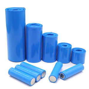 Tube thermorétractable en PVC bleu en stock, 100 mm, gaine isolante pour accessoires de batterie - Product Image 5