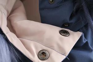 Piumino invernale in cotone nuovo caldo cappotto imbottito con collo di pelliccia grande di media lunghezza da <span class=keywords><strong>donna</strong></span> per donne calde - Product Image 6