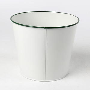 Usine vente directe blanc <span class=keywords><strong>Cactus</strong></span> élément métal Pot de fleur succulente planteur nouveau Style rond conteneur emballage/emballage cadeau - Product Image 4